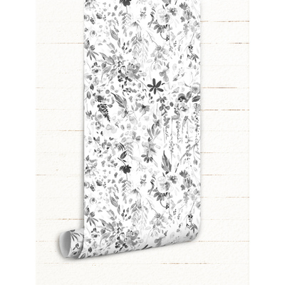 Fotobehang Handgeschilderde bloemen