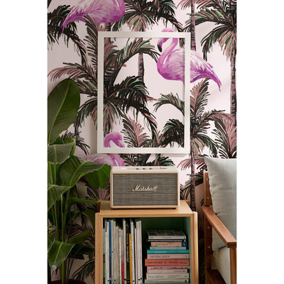 Fotobehang Flamingo's zijn het medicijn tegen alle kwaad