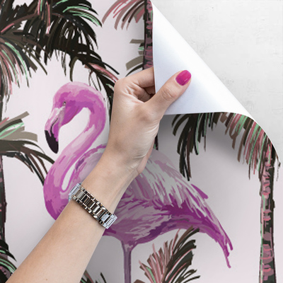 Fotobehang Flamingo's zijn het medicijn tegen alle kwaad