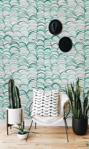 Fotobehang Grillige lijnen