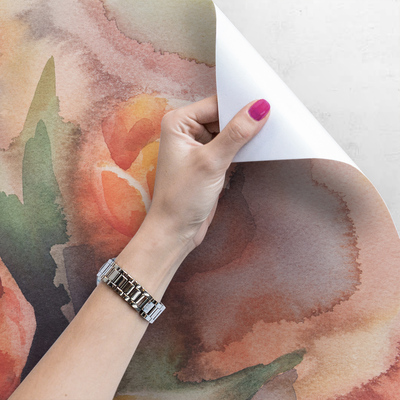 Fotobehang boeket tulpen