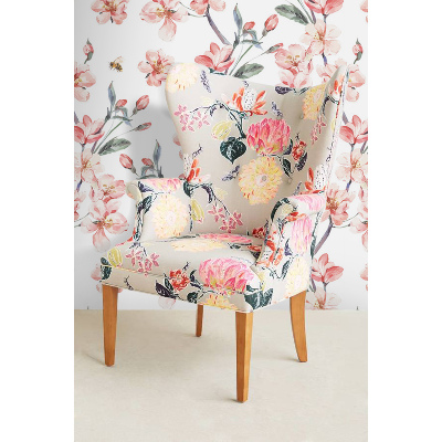 Fotobehang Delicate roze bloemen