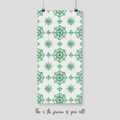 Fotobehang Groene Oosterse Patronen