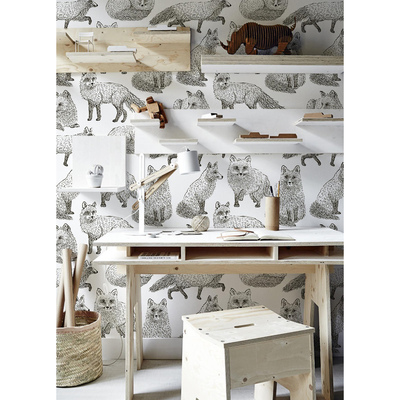 Fotobehang Een dag uit het leven van Fox