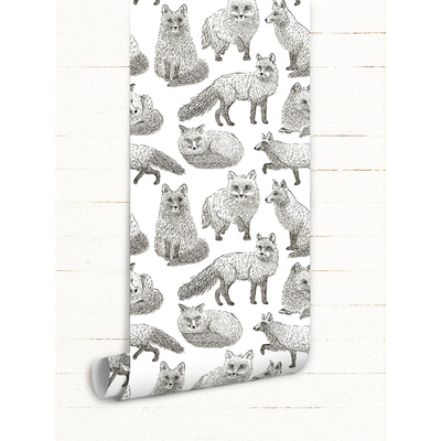 Fotobehang Een dag uit het leven van Fox