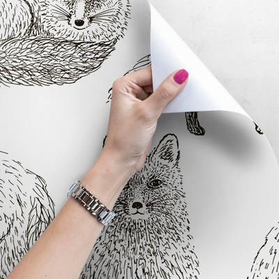 Fotobehang Een dag uit het leven van Fox