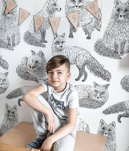 Fotobehang Een dag uit het leven van Fox