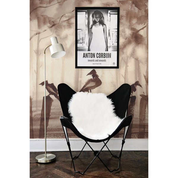 Fotobehang Bos achter de mist