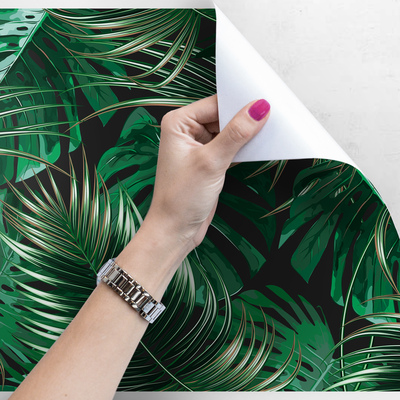 Fotobehang In de diepten van de paradijselijke jungle