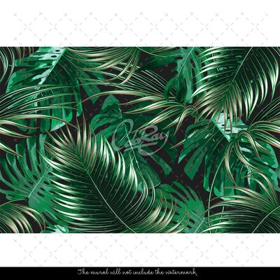 Fotobehang In de diepten van de paradijselijke jungle