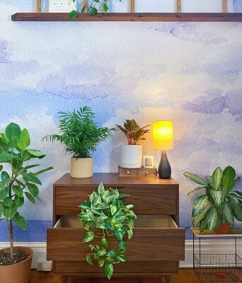 Fotobehang Hemel vol wolken