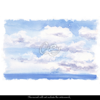 Fotobehang Hemel vol wolken