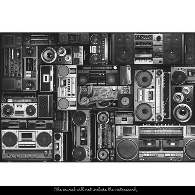 Fotobehang In de muziekwereld