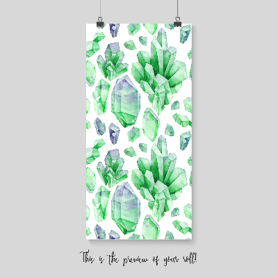 Fotobehang De schoonheid van magische kristallen