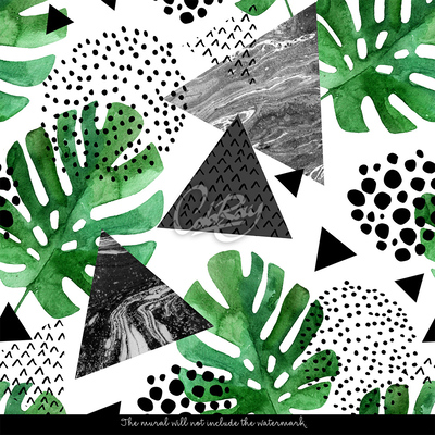 Fotobehang Abstracte jungle