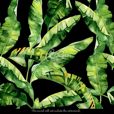 Fotobehang De schoonheid van de bananenboom