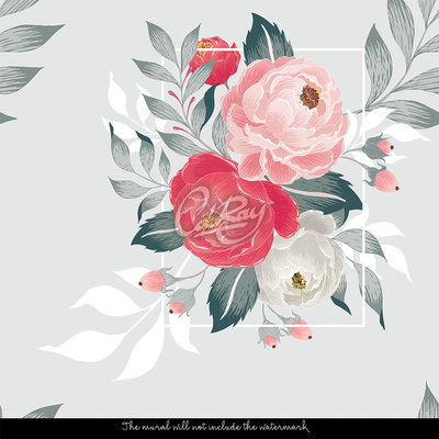 Fotobehang Kleurrijke Hibiscusbloemen