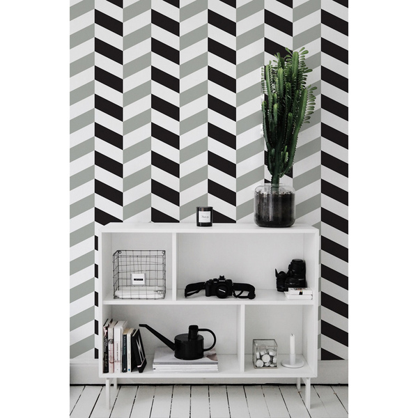 Fotobehang Visgraatmode