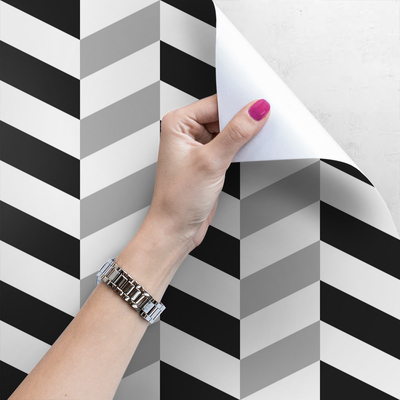 Fotobehang Visgraatmode