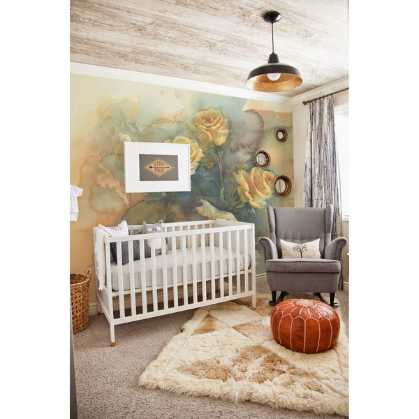 Fotobehang Zonnige rozen