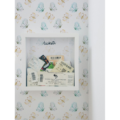 Fotobehang Vliegende kleurrijke vlinders