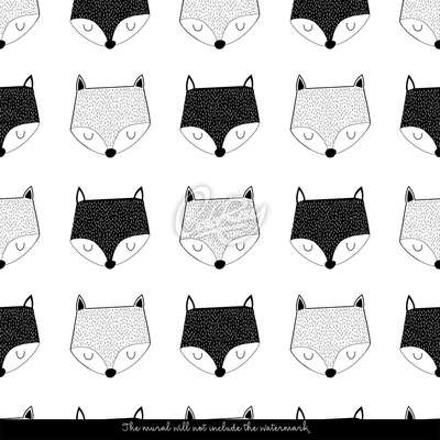 Fotobehang Waar vossen welterusten zeggen