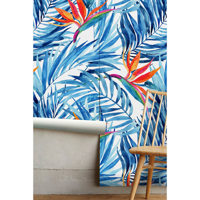 Fotobehang Tropische turquoise inspiraties