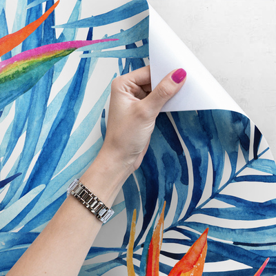 Fotobehang Tropische turquoise inspiraties