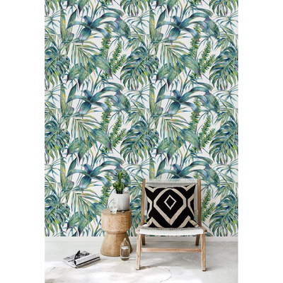 Fotobehang Fantastische paradijsbladeren