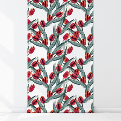 Fotobehang Charmante tulpen