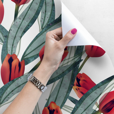 Fotobehang Charmante tulpen