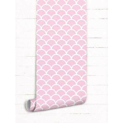 Fotobehang Appeltaart met roze glazuur