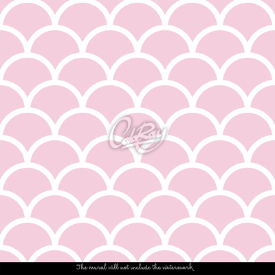 Fotobehang Appeltaart met roze glazuur