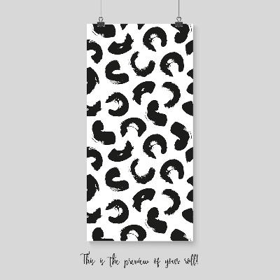 Fotobehang Zwarte luipaardvlekken