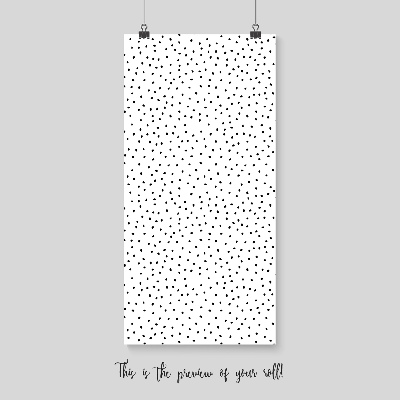 Fotobehang Verspreide zwarte stippen