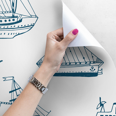 Fotobehang Zeil de diepte in