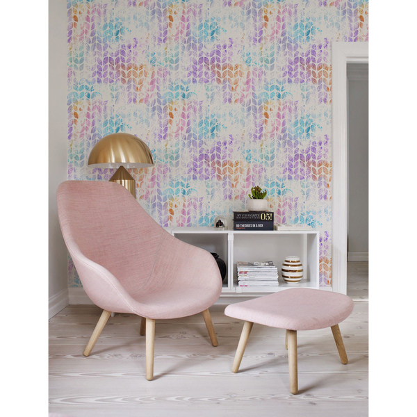 Fotobehang Kleurrijke wol