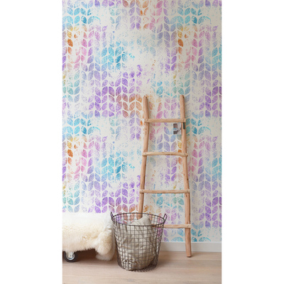 Fotobehang Kleurrijke wol