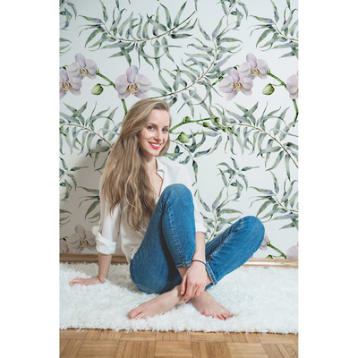 Fotobehang Subtiele orchidee