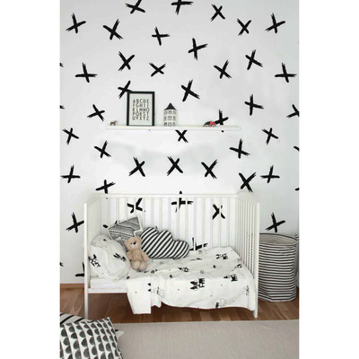 Fotobehang Handgeschilderde kruizen