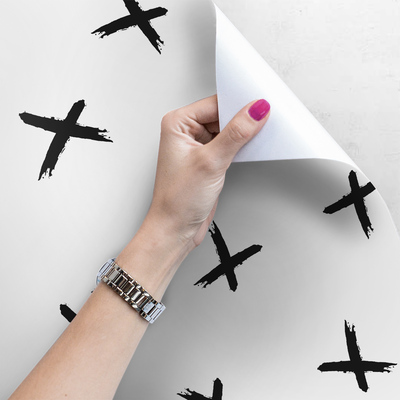 Fotobehang Handgeschilderde kruizen