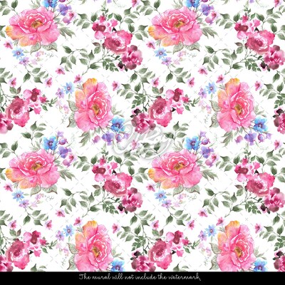 Fotobehang Er was eens een sprookjestuin