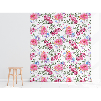 Fotobehang Tijdloze bloemen in ons huis