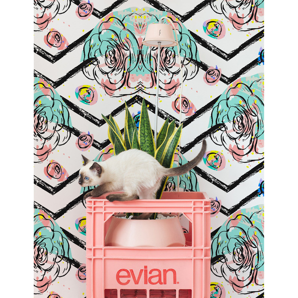 Fotobehang Plastic Geometrie Graffiti