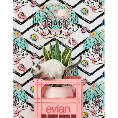 Fotobehang Plastic Geometrie Graffiti