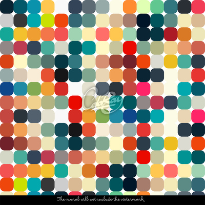 Fotobehang Kleurenwaanzin