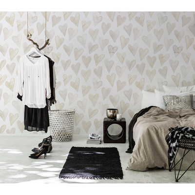 Fotobehang Subtiele meisjesachtige harten