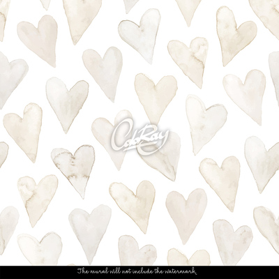 Fotobehang Subtiele meisjesachtige harten
