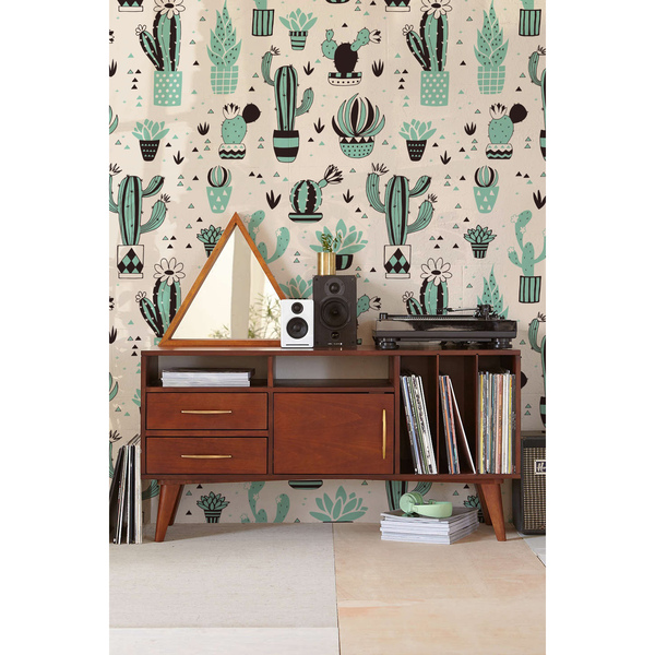 Fotobehang Vintage cactussen