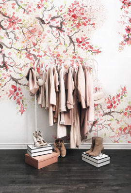 Fotobehang Kersenboomgaard